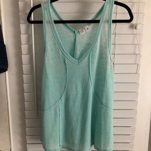 Light teal blouse with pattern